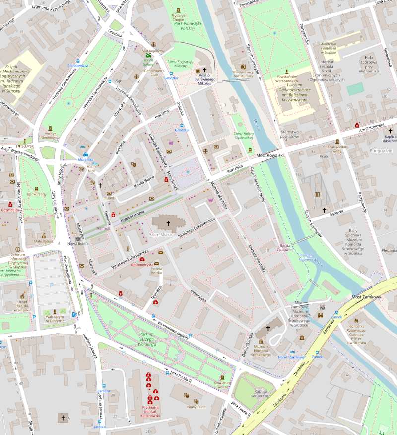 slupsk stare miasto mapa